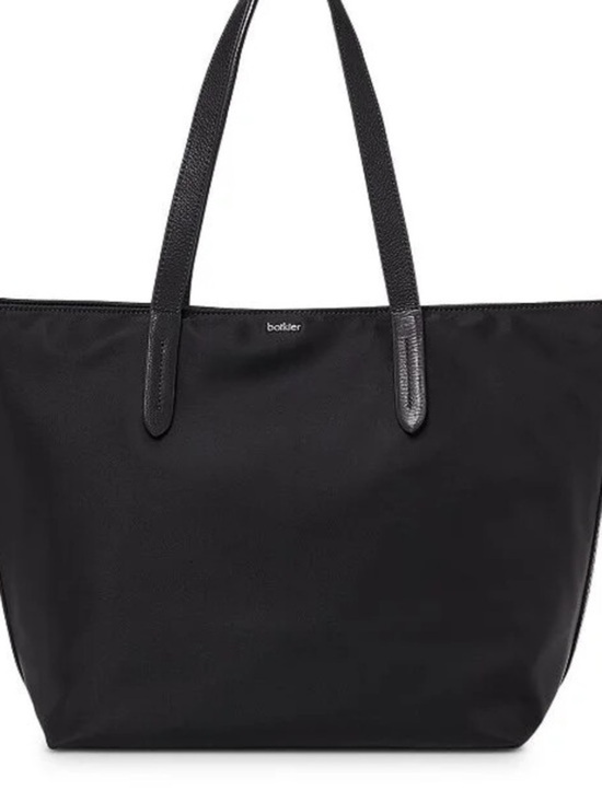 Botkier Handbags - Botkier Black Nylon Tote with Leather-Style Straps